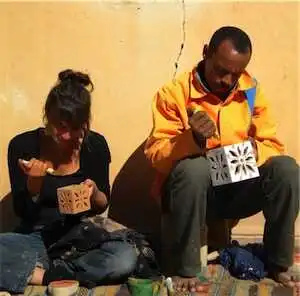 Aliore | Pottery workshop in the village of Tamegroute, Morocco